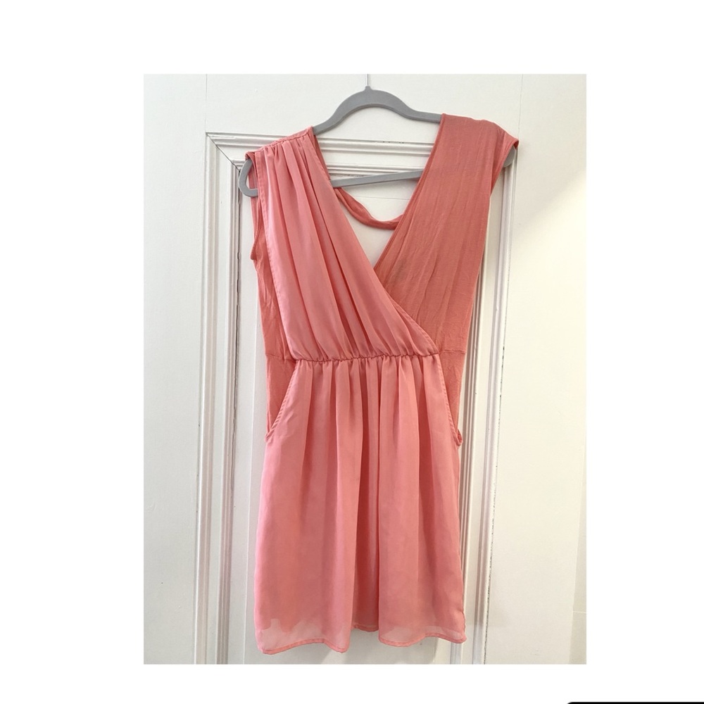 Pink sheath dress